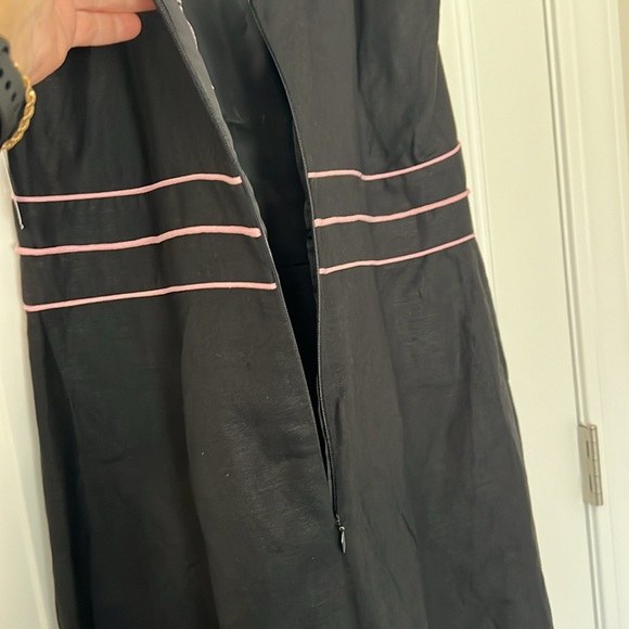 NWT Jessica Howard linen blend halter top embroidered Dark feminine size 12 - Picture 10 of 13